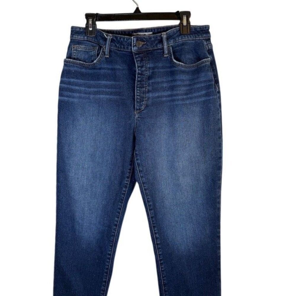 Joe's Jeans Womens Size 32 Blue High Rise Straight Leg Ankle Button Fly